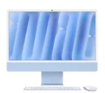 Apple iMac 24" Z1E5000KK M4 Chip with 24GB RAM, 512GB SSD, AIO Desktop Computer, English Keyboard, Blue