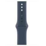 Apple Watch Series 9 GPS 45mm Smartwatch with Silver Aluminum Case Blue Sport Band - Image 4