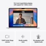 Apple MacBook Air-15 Inch M4 Chip Z1DB0012V, 32GB RAM, 1TB SSD, 10-Core CPU - 10-Core GPU, English Keyboard, Silver - Image 5