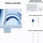 Apple iMac - MQRR3 - M3 8/10GPU 8GB 512gb Blue - Image 4