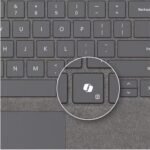Microsoft Surface Pro Co-Pilot Keyboard English Layout Keyboard, For Surface Pro 8, 9, 10 & Pro X, Platinum | 8X8-00164 - Image 2