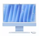 Apple iMac 24" MWV33 M4 Chip with 16GB RAM, 512GB SSD, AIO Desktop Computer, English Keyboard, Blue