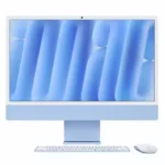 Apple iMac 24" MD2T4, M4 Chip with 24GB RAM, 512GB SSD, 10-Core CPU, 10-Core GPU, Desktop Computer, English Keyboard, Blue