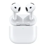 Apple Airpods 4, Spatial Audio W/ Dynamic Head Tracking, H2 Chip, Voice Isolation, Force Sensor, IP54 Dust, Sweat, & Water Resistant, Up to 30 Hours of Playback, USB-C Charging Case, White