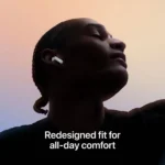 Apple Airpods 4, Spatial Audio W/ Dynamic Head Tracking, H2 Chip, Voice Isolation, Force Sensor, IP54 Dust, Sweat, & Water Resistant, Up to 30 Hours of Playback, USB-C Charging Case, White - Image 5