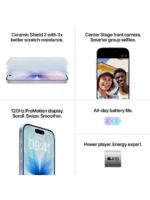 Apple iPhone 17, White 256GB Storage, A19 Chip, 5G/Wi Fi7, 6.3″ Super Retina XDR Display, (eSim only) With FaceTime - International Version - Image 4