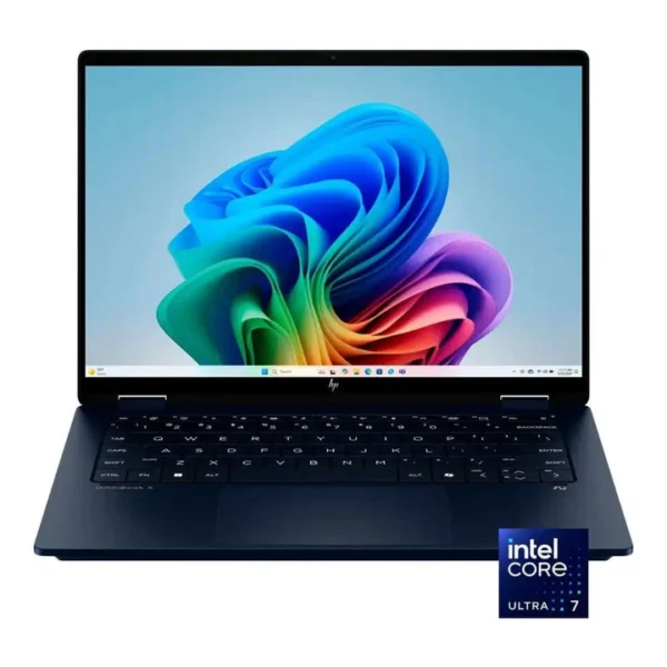 HP OmniBook X Flip Next Gen AI 14-fm0023dx Laptop, 16GB RAM, 1TB SSD, 14" 2K IPS Touch Display, Intel Core Ultra 7 256V, English Keyboard, Win11, Atmospheric Blue - B5UJ2UA