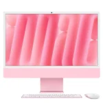 Apple iMac 24" MWUG3, M4 Chip with 16GB RAM, 256GB SSD, 8-Core CPU 8-Core GPU, AIO Desktop Computer, English Keyboard, Pink