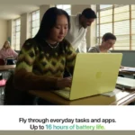 Apple MacBook Neo 13-inch, MHFC4, 8GB RAM, 512GB SSD, Liquid Retina Display, A18 Pro Chip, 6-Core CPU, 5-Core GPU, MacOS, English Keyboard with Touch ID, Silver - Image 3